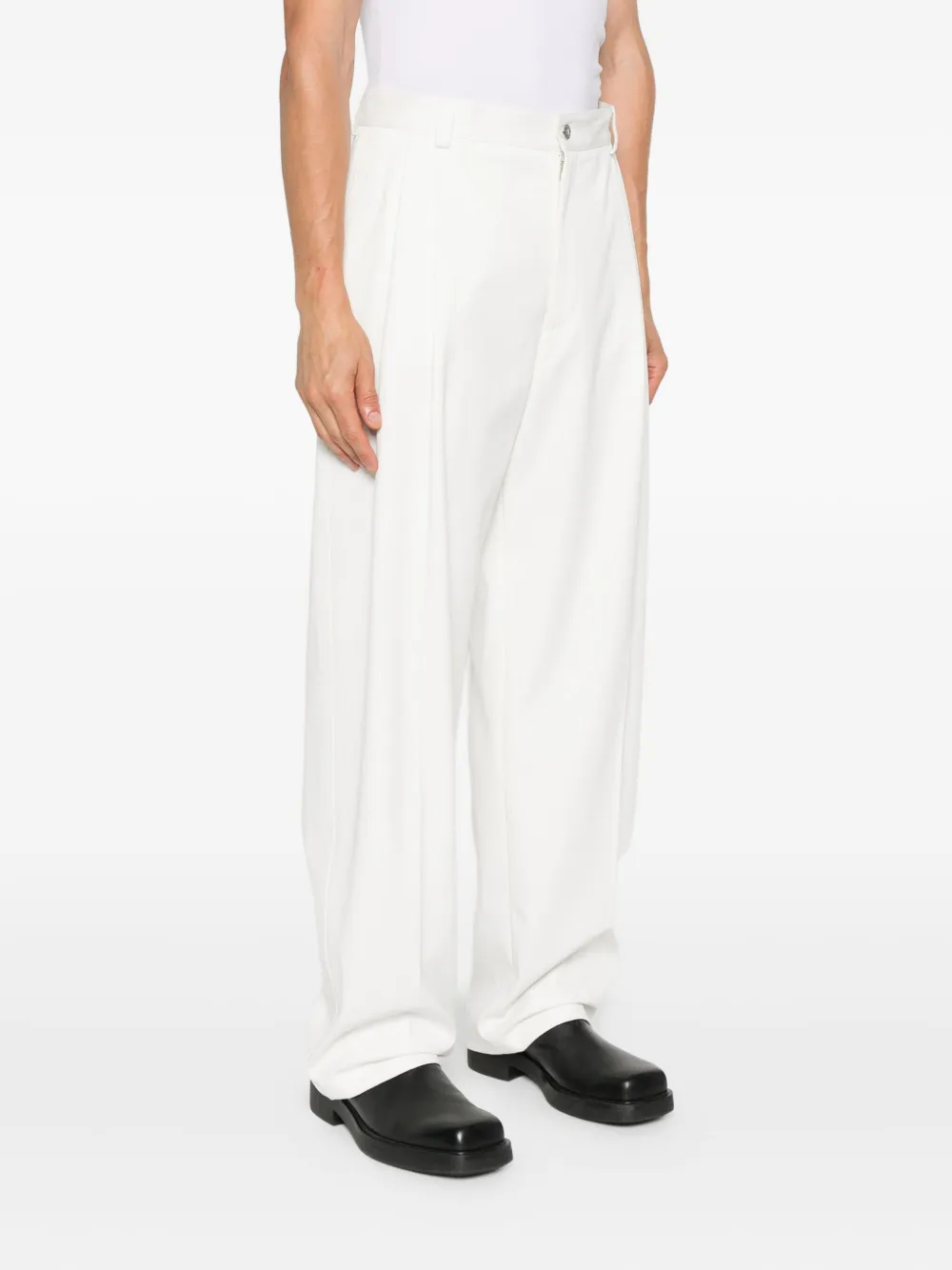 Givenchy Plooibroek met logo Wit