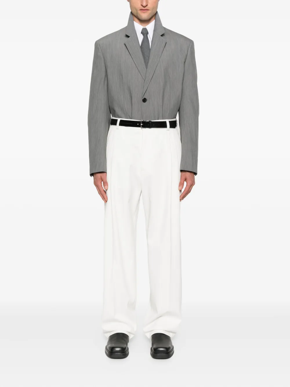 Givenchy Plooibroek met logo Wit