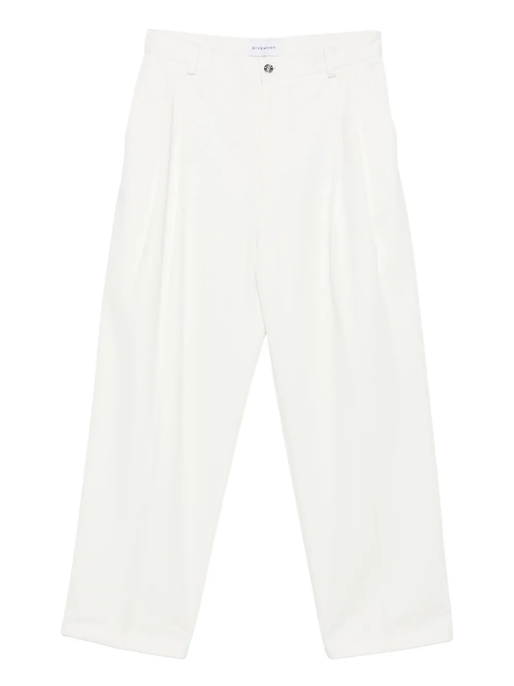 Givenchy Plooibroek met logo Wit