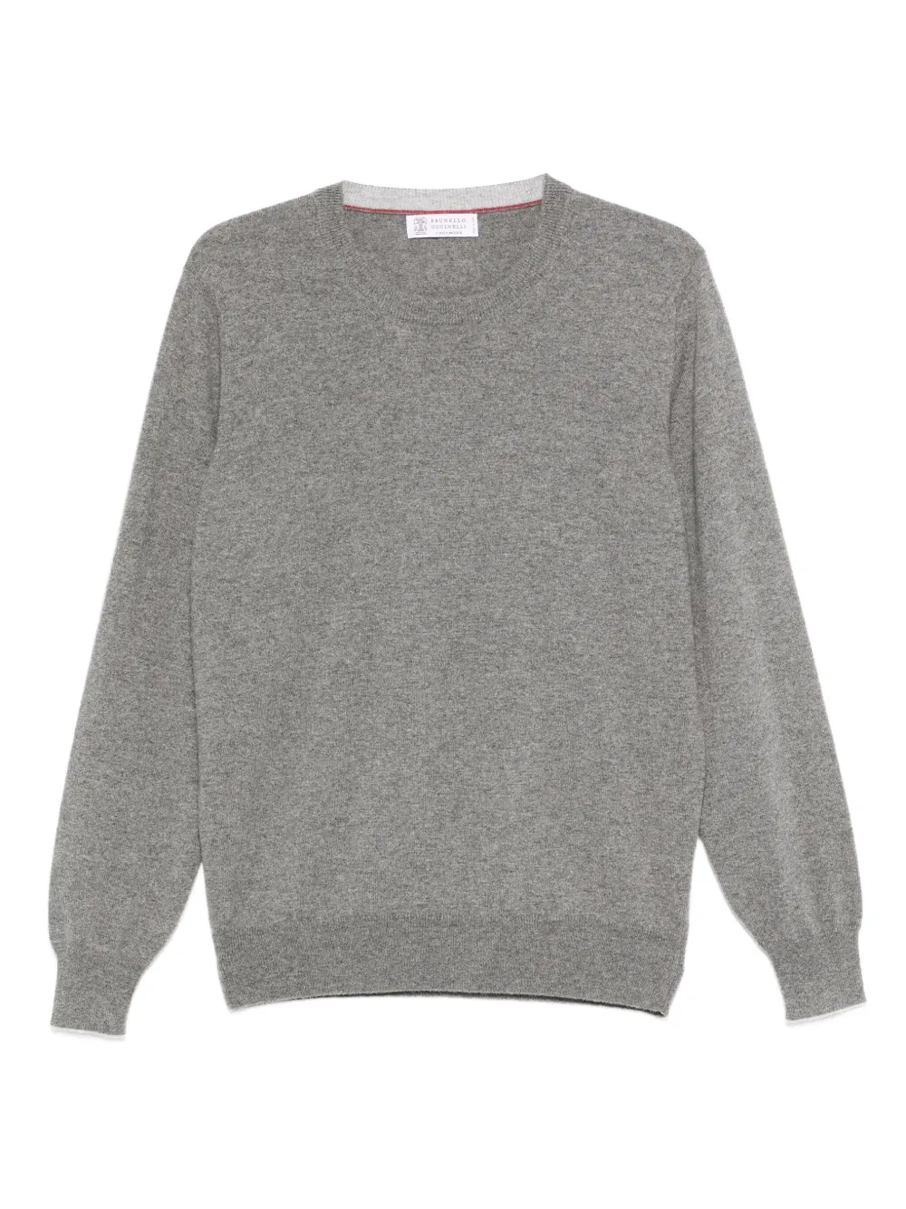Brunello Cucinelli cashmere crew-neck sweater | Grey | Image 1