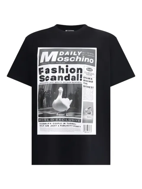 Moschino newspaper-print T-shirt