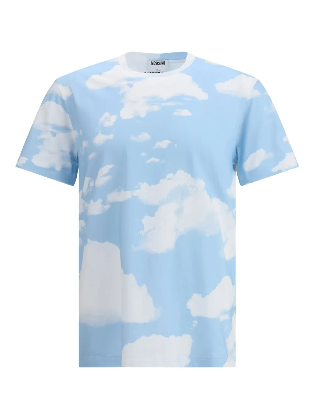 cloud-print T-shirt