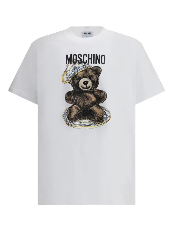 Moschino teddy-bear Print T-shirt White FARFETCH IN