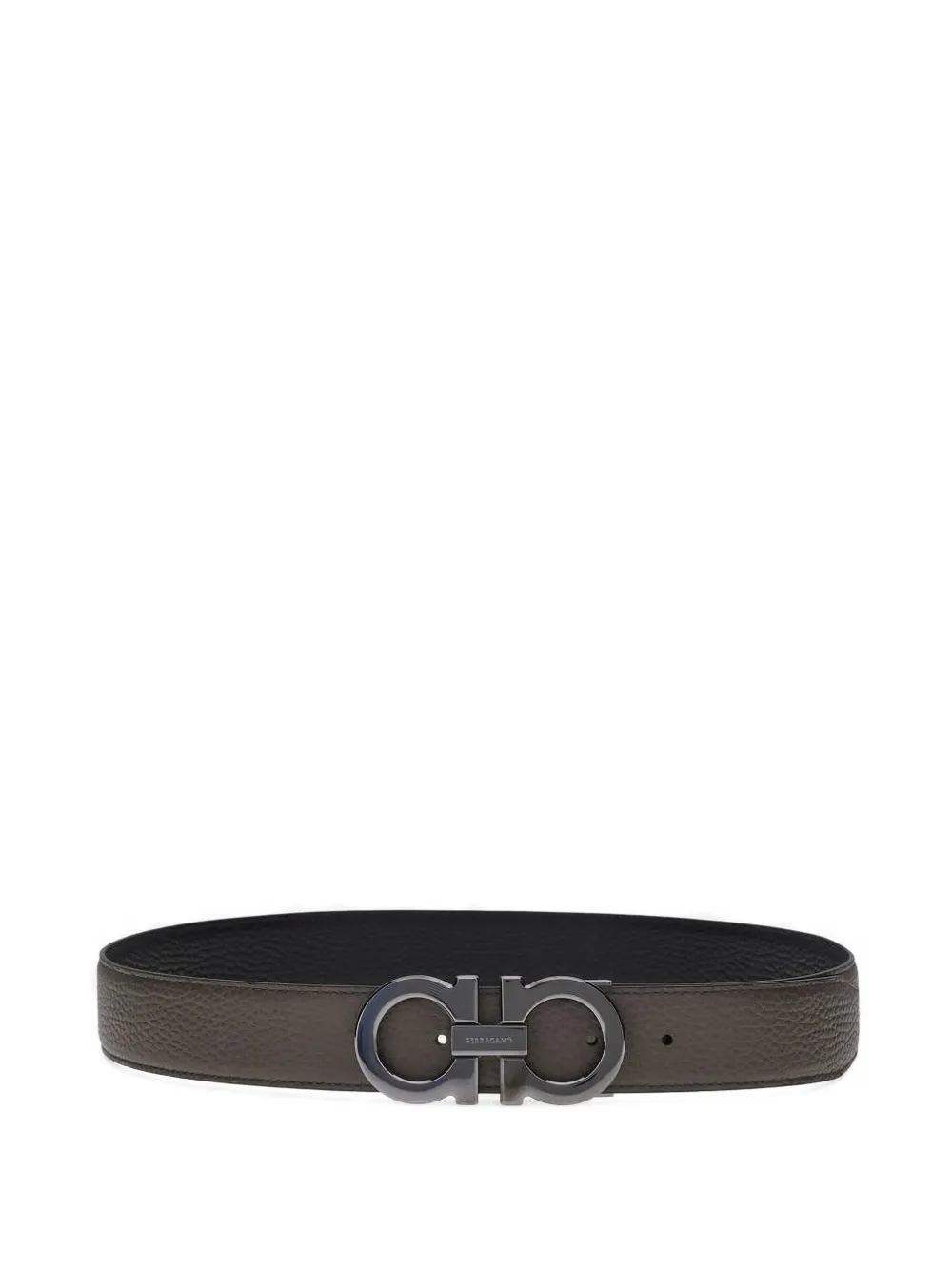 Ferragamo Riem met Gancini-gesp Bruin