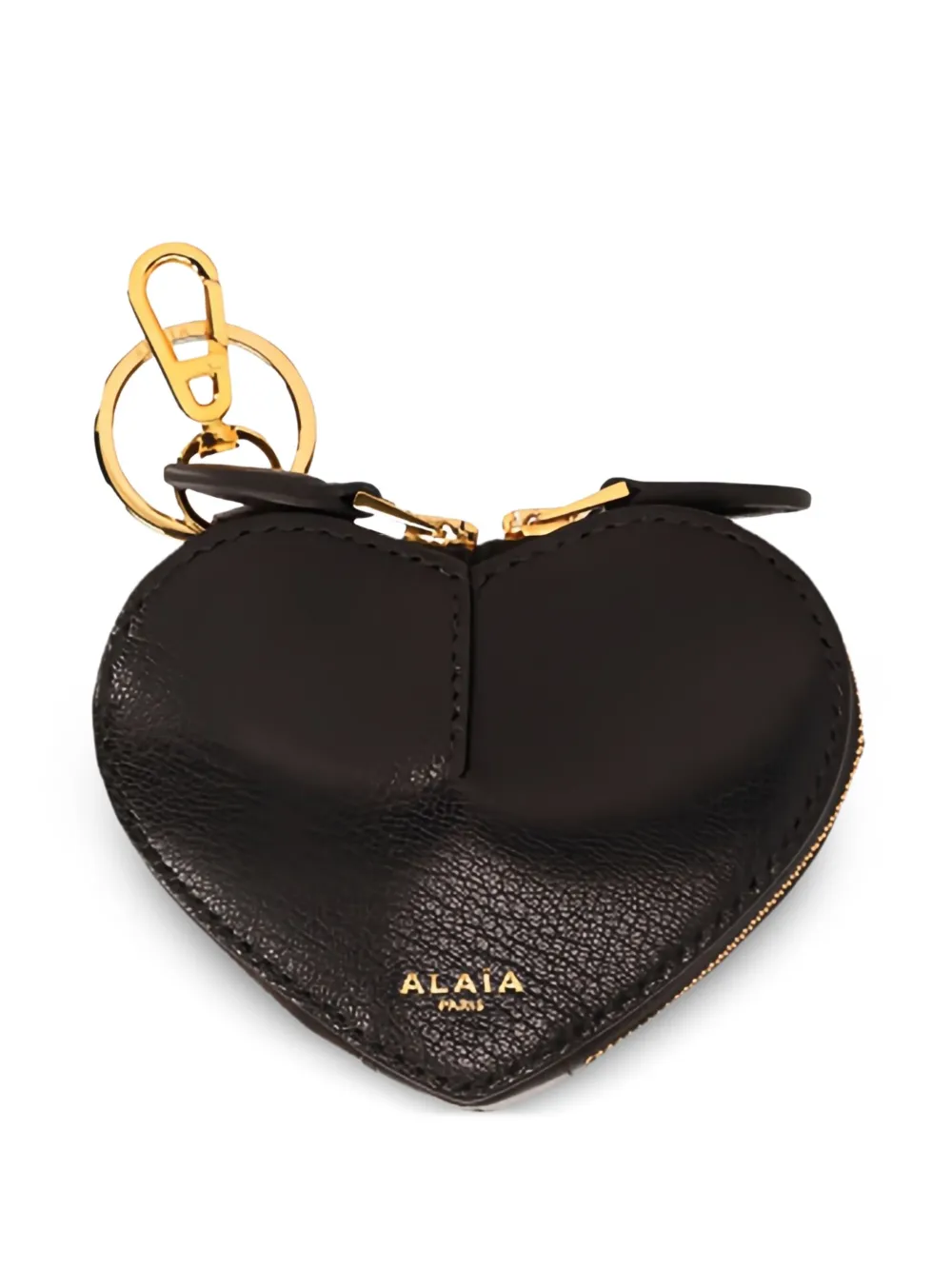 Alaïa heart-shaped zip coin purse | Black | Image 1