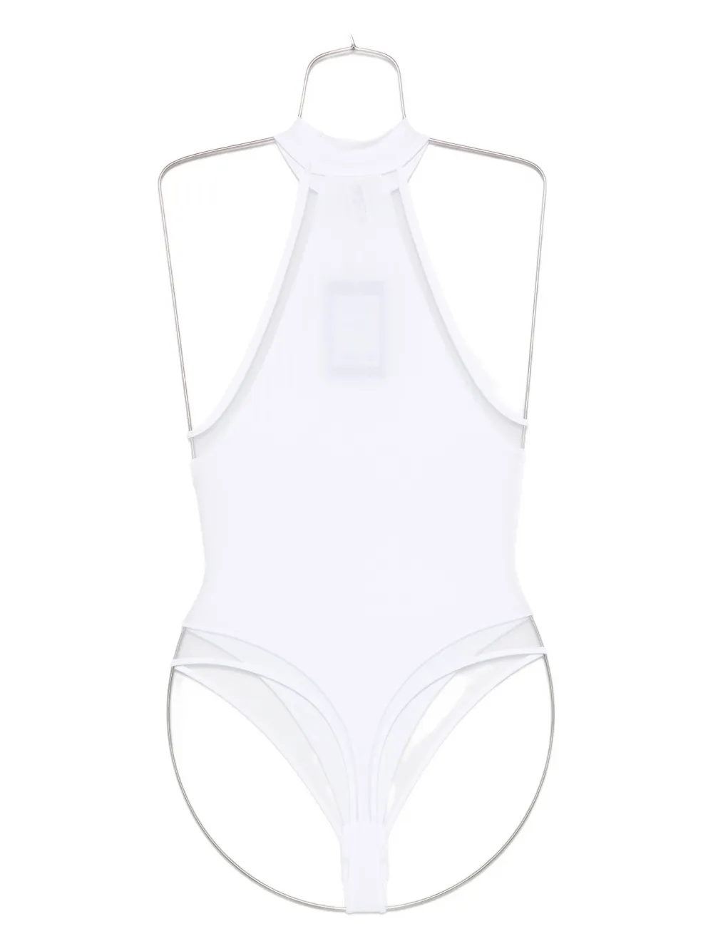 Maison Close Pure Tentation body met halternek Wit