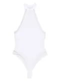 Maison Close Pure Tentation halterneck bodysuit - White