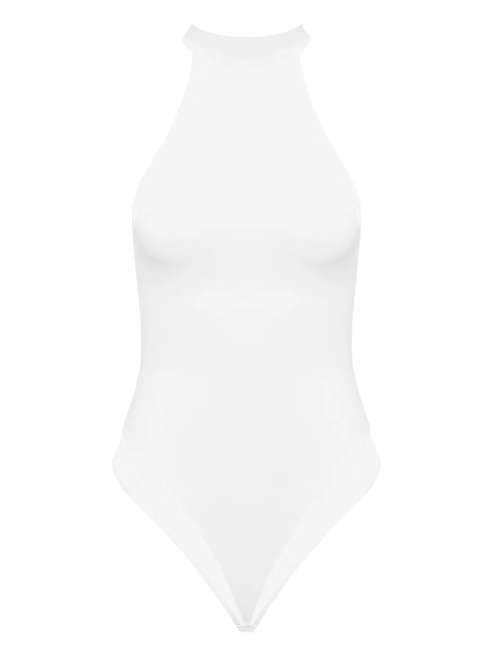 Maison Close Pure Tentation ホルターネック ボディスーツ - ホワイト Maison Close Pure Tentation ホルターネック ボディスーツ - ホワイト