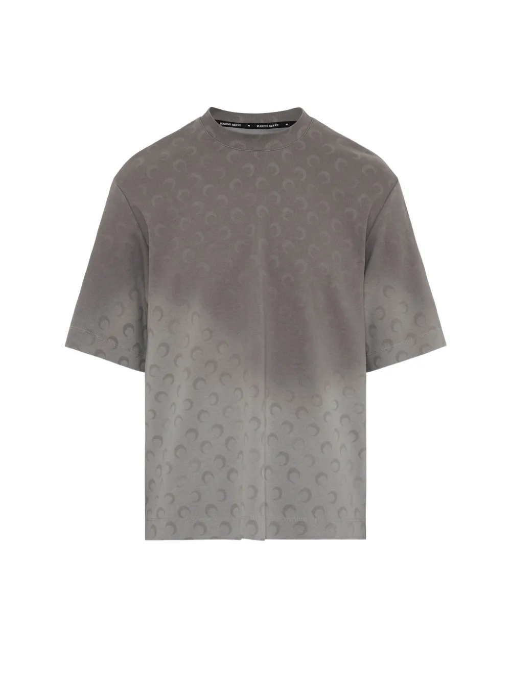 Marine Serre moon-print jersey t-shirt Grijs