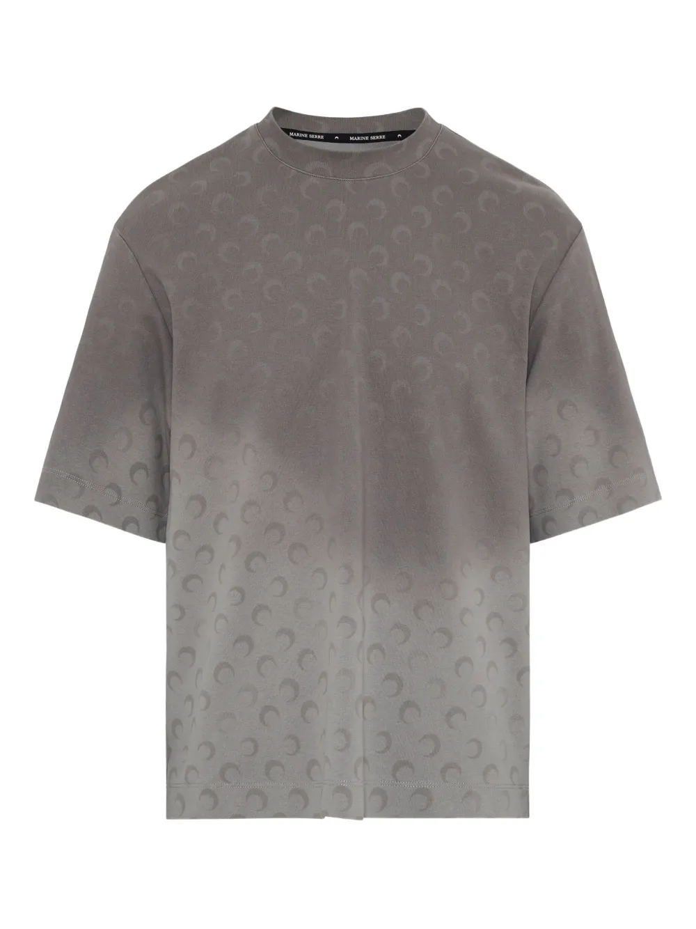 Marine Serre moon-print jersey t-shirt Grijs