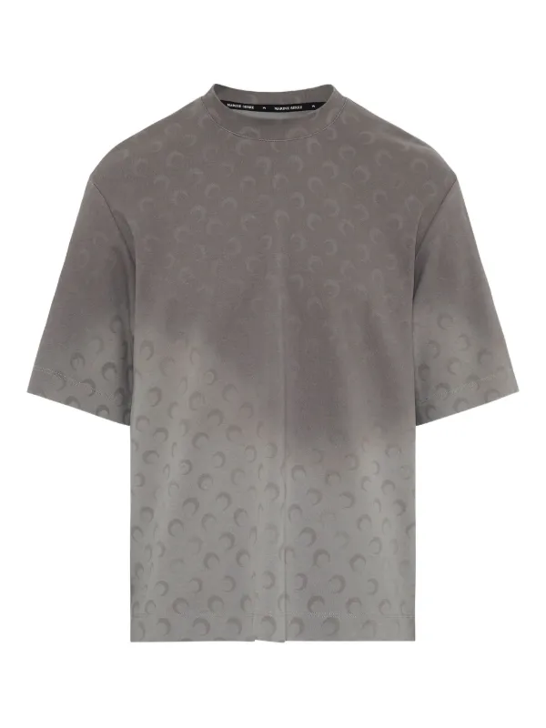 marine serre ムーンプリント tシャツ Marine Serre ムーンプリント Tシャツ | グレー | FARFETCH JP