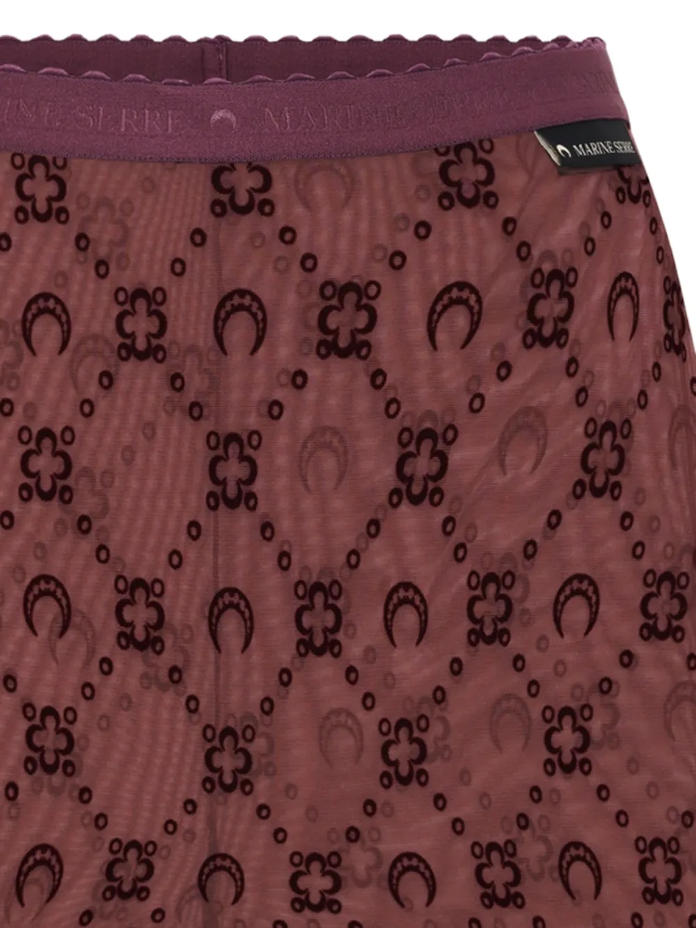 Marine Serre moonogram mesh shorts | Short Shorts | Image 2