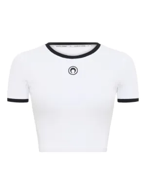 Courrèges コントラストトリム Tシャツ | ホワイト | FARFETCH JP