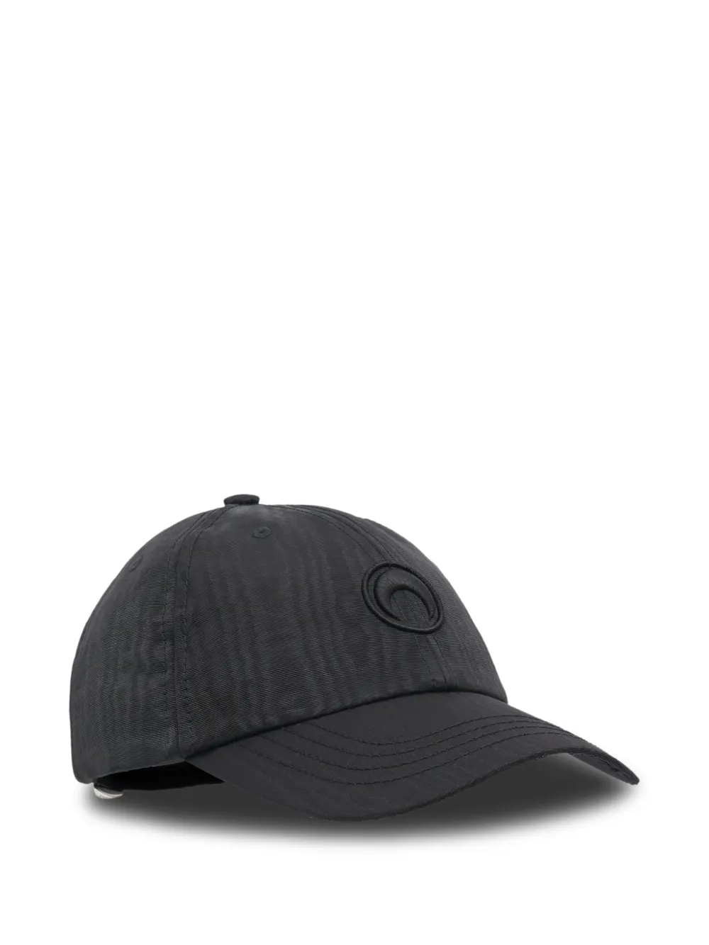 Marine Serre Moiré Baseballkappe Mit Logo In Black