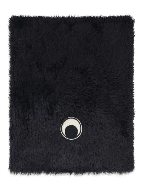 Marine Serre fluffy-knit neck scarf