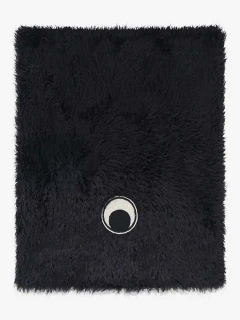 Marine Serre fluffy-knit neck scarf
