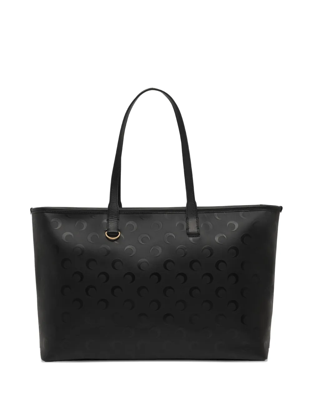 Marine Serre Moon canvas tote bag - Nero