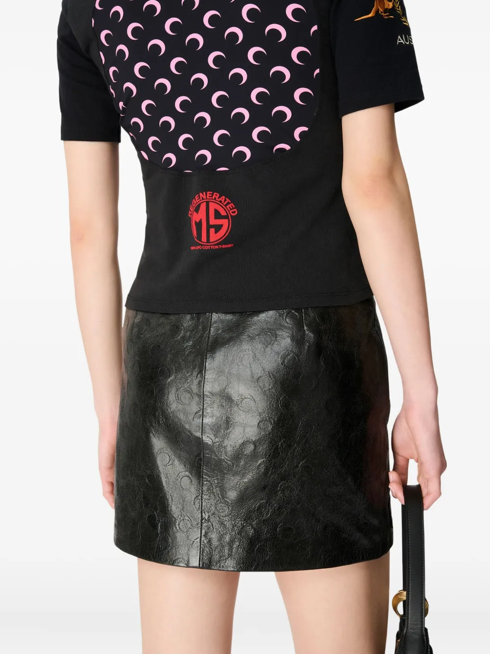 Marine Serre REGENERATED GRAPHIC logo-print elephant-graphic T