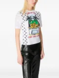 Marine Serre crescent-moon graphic T-shirt - White