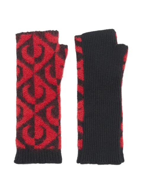 Marine Serre Moon fingerless gloves
