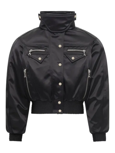 Marine Serre satin bomber jacket