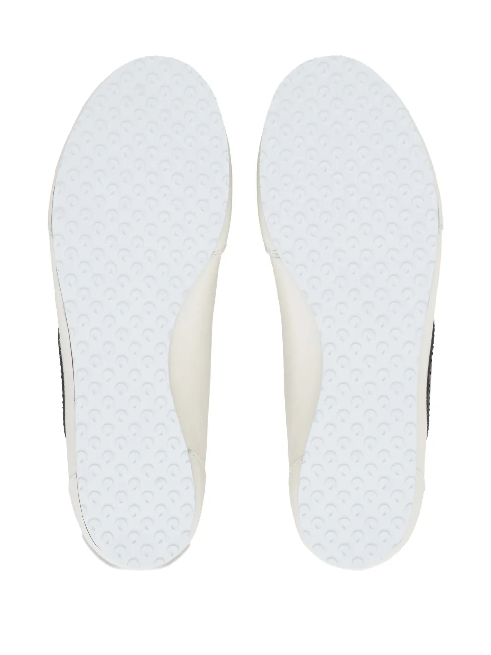 Marine Serre Ms Astra matte leren sneakers Beige