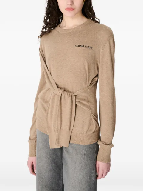 Marine Serre crew-neck sweater