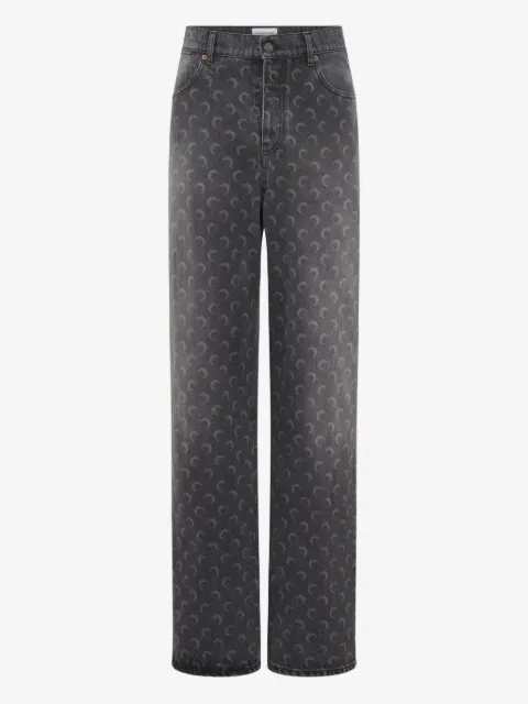 Marine Serre Moon-print jeans