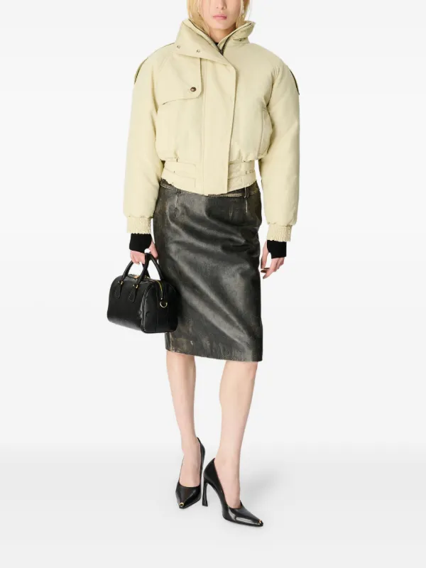 マリーンセルボンバージャケット MARINE SERRE(マリーン セル) 23AW REGENERATED REVERSIBLE MOIRE