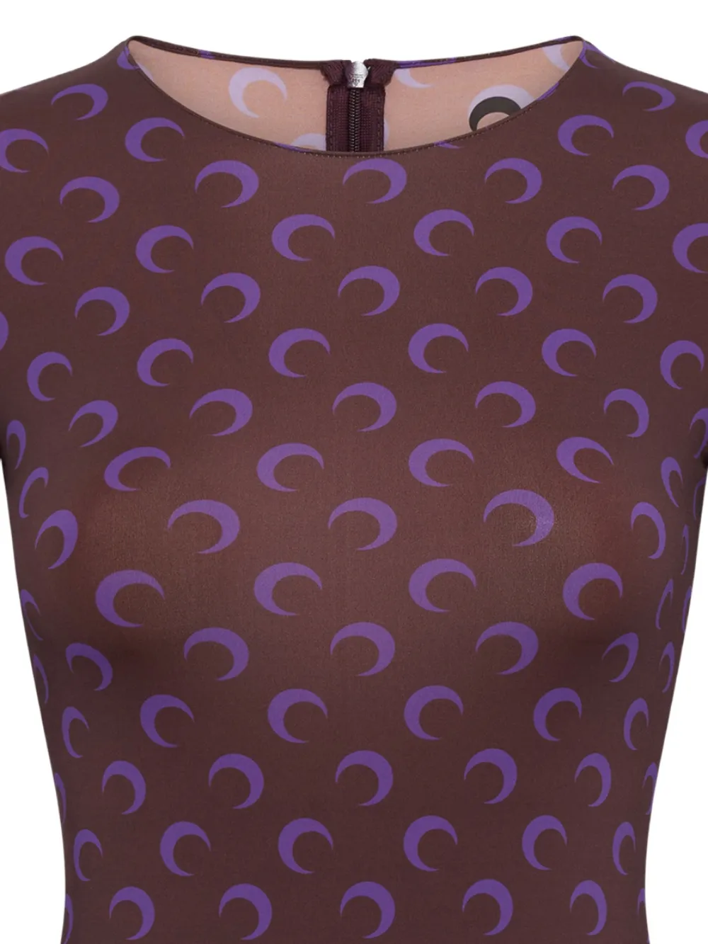 Marine Serre moon-print shorts playsuit | Playsuits | Image 2