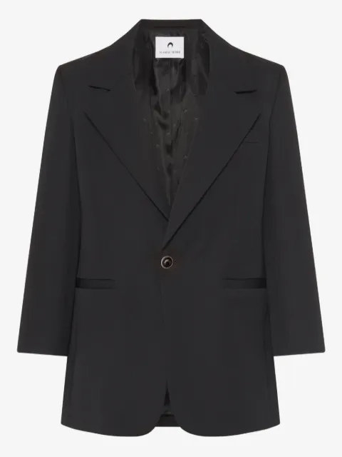 Marine Serre Twill boxy blazer
