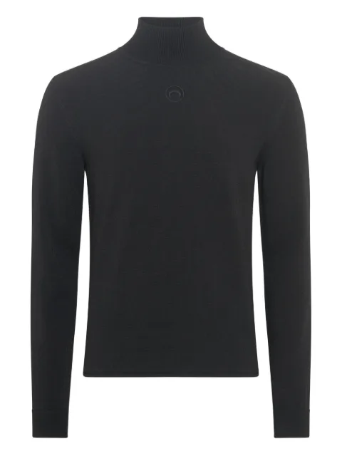 Marine Serre suéter con bordado Moon