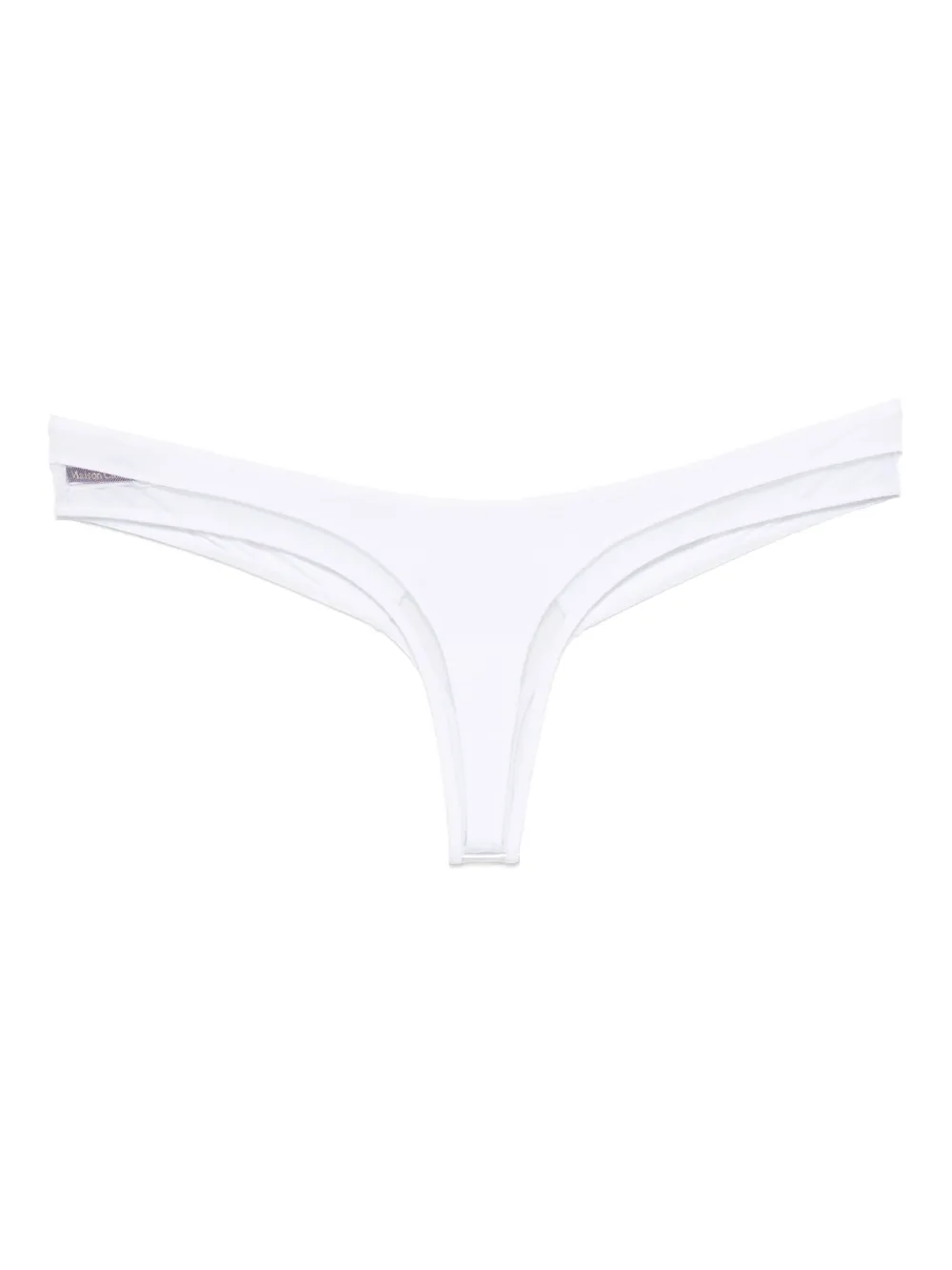 Maison Close Pure Tentation high-cut string thong | White | Image 1