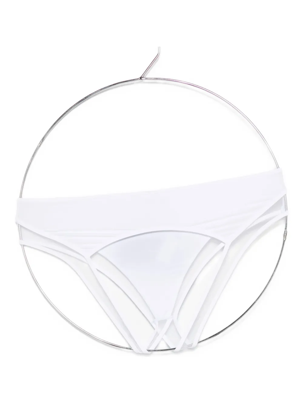 Maison Close Pure Tentation open high waist slip Wit
