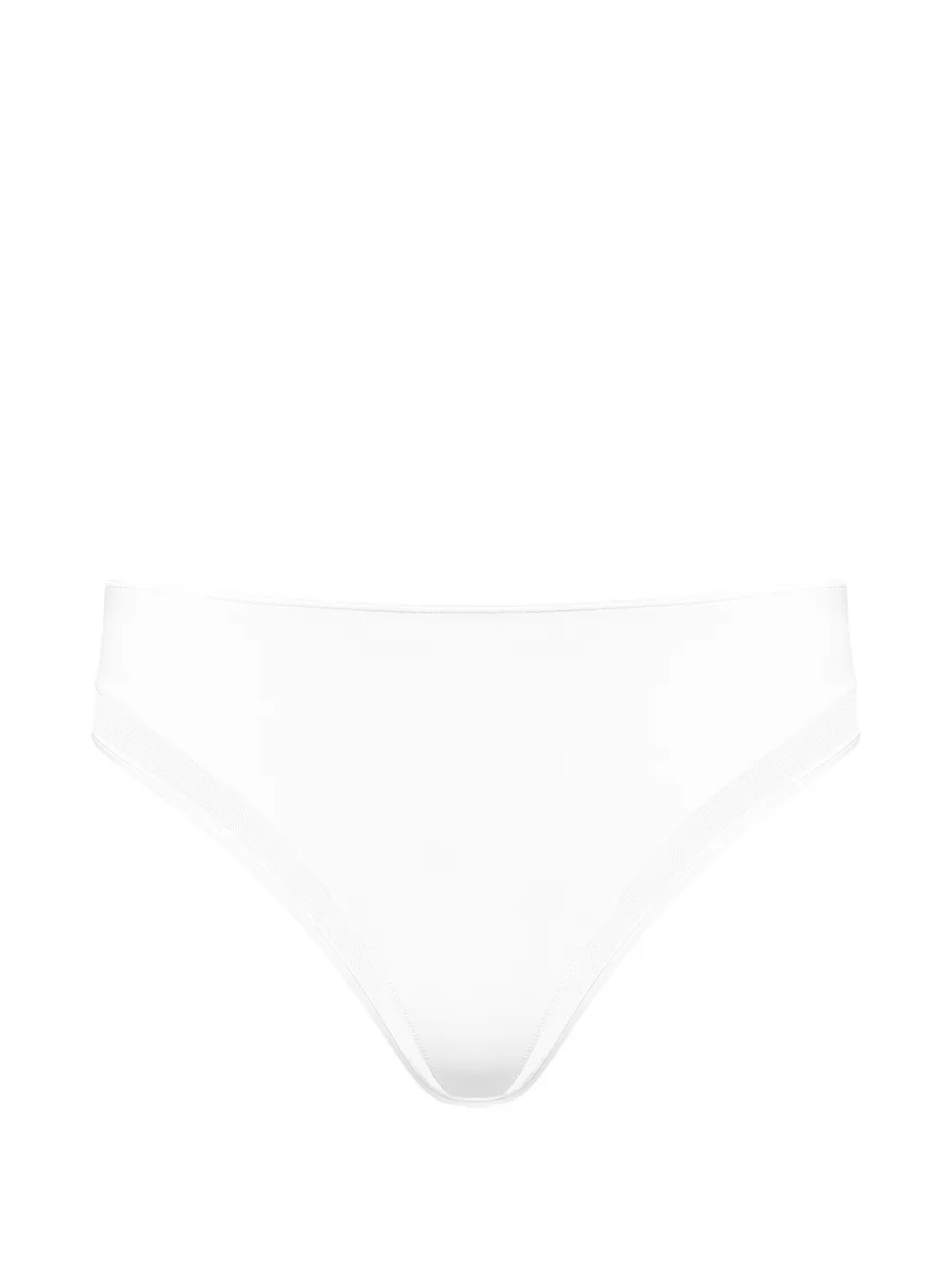 Maison Close Pure Tentation open high-waisted briefs - Bianco