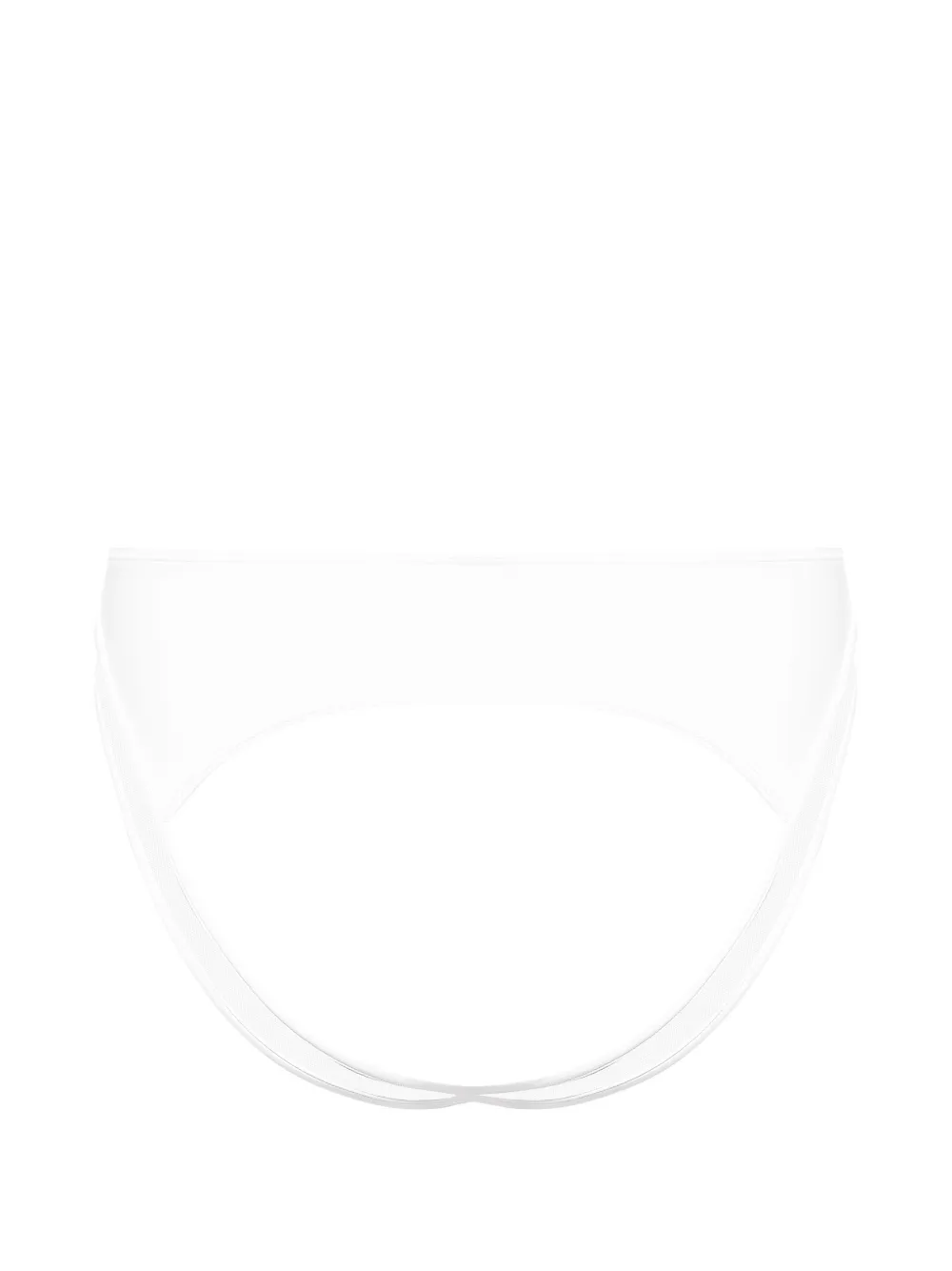 Maison Close Pure Tentation open high waist slip Wit