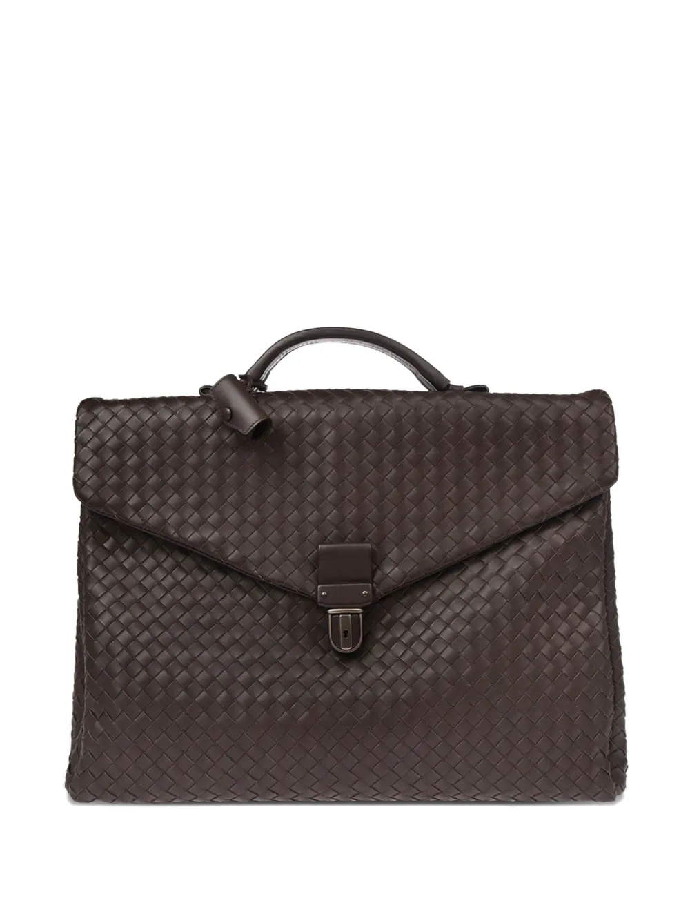 Bottega Veneta Pre-Owned 2007 イントレチャート ビジネスバッグ - ブラウン Bottega Veneta Pre-Owned 2007 イントレチャート ビジネスバッグ - ブラウン