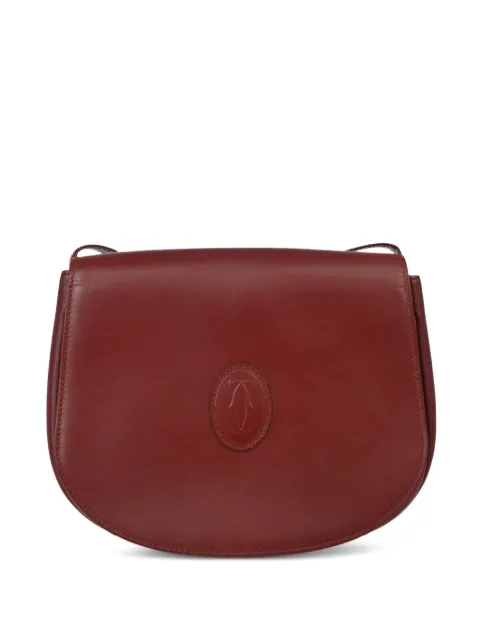Cartier 1990-2000s leather shoulder bag