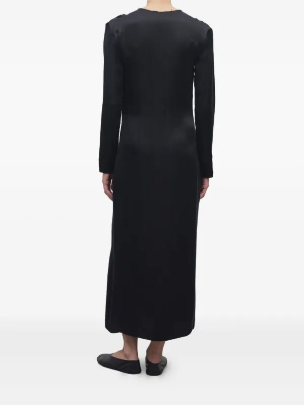 The Row long-sleeve Dress | ブラック | FARFETCH JP