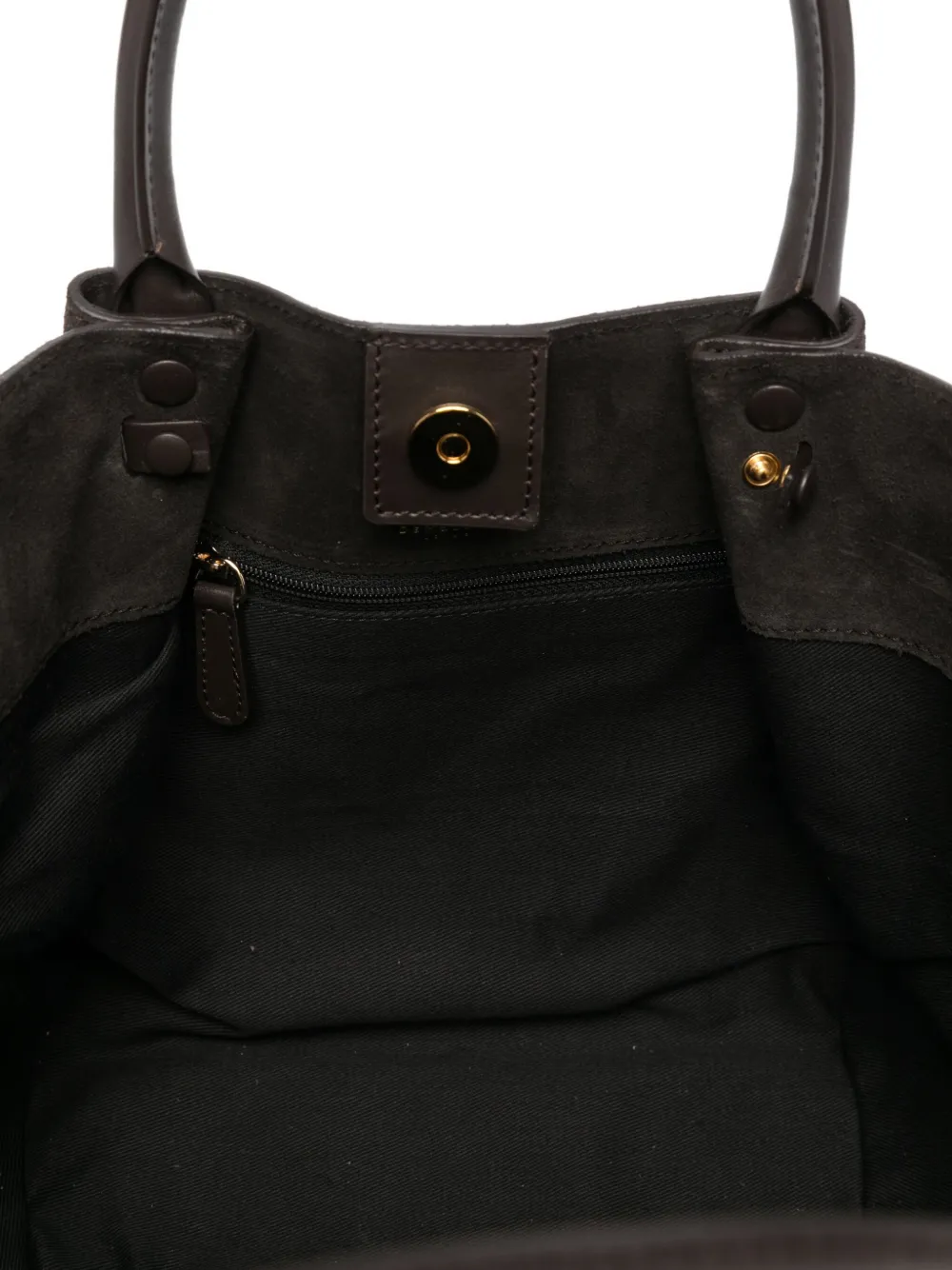 DeMellier The Midi New York medium suède shopper Bruin