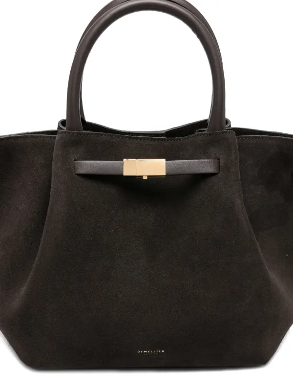DeMellier Bolsa Tote The Midi New York Média | Marrom | FARFETCH BR