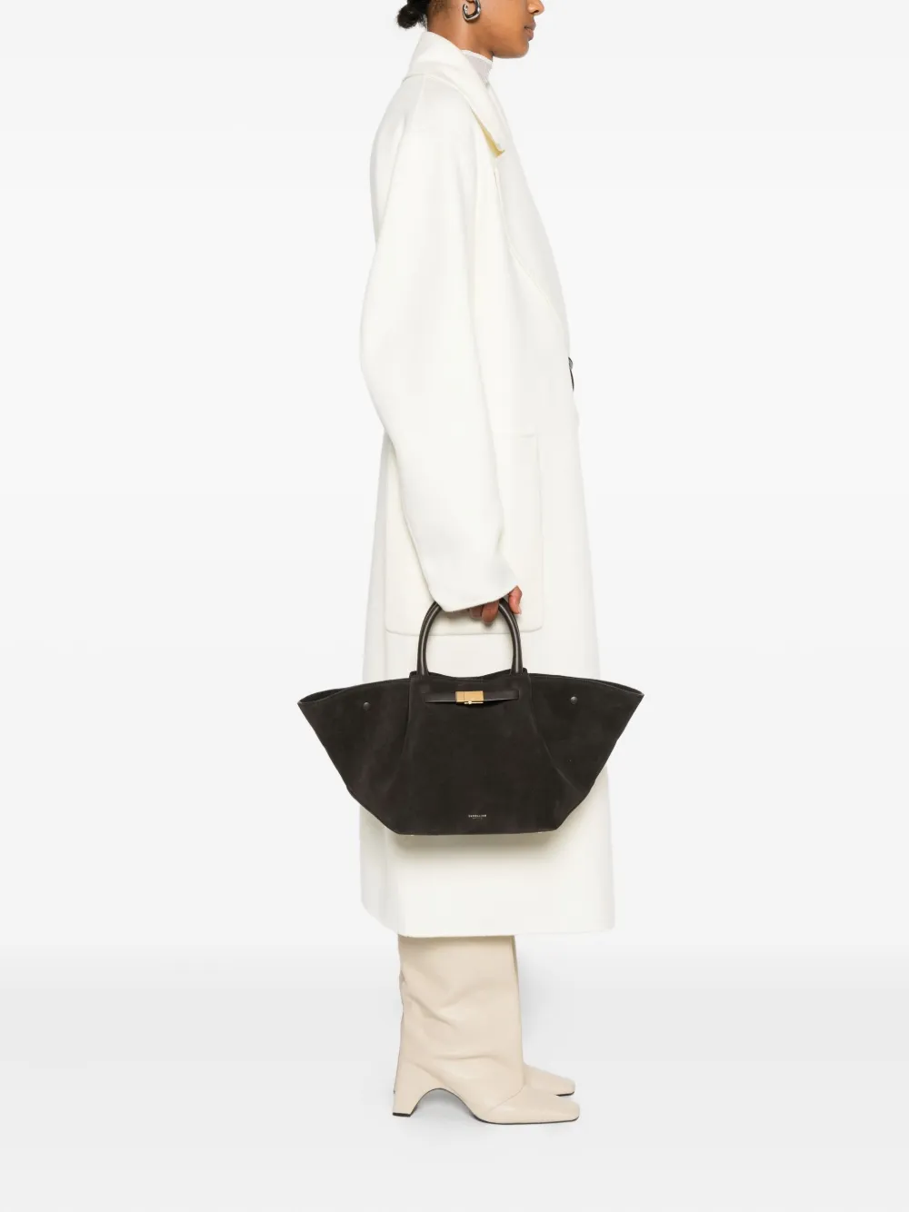 DeMellier medium The Midi New York suede tote bag | Image 2