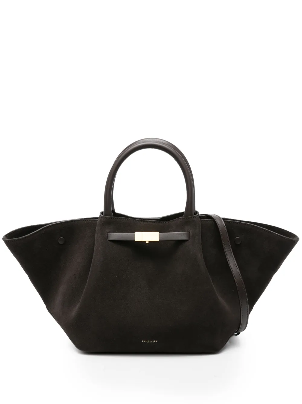 Demellier Medium The Midi New York Suede Tote Bag
