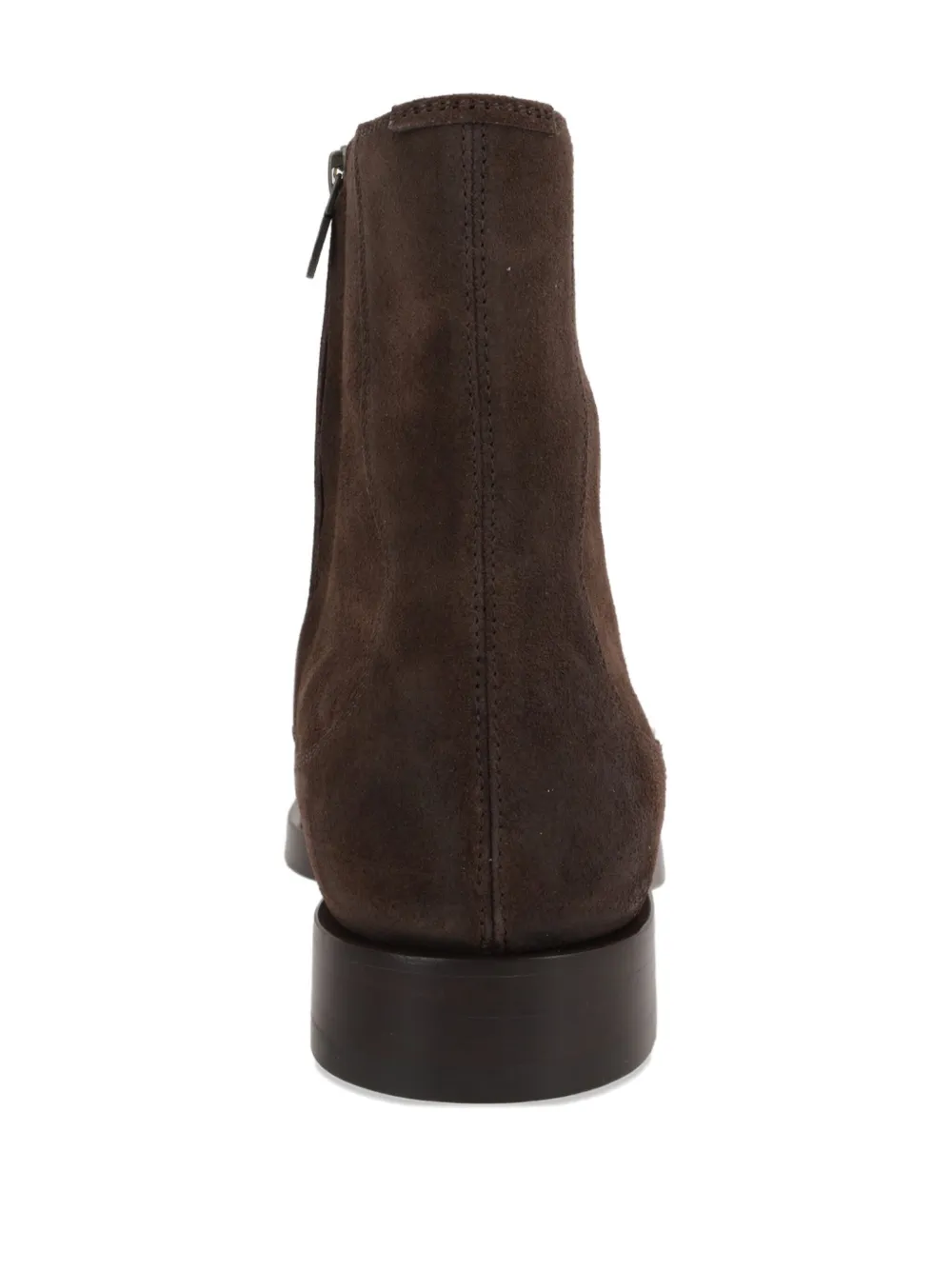 Brunello Cucinelli suede-leather ankle boots Brown