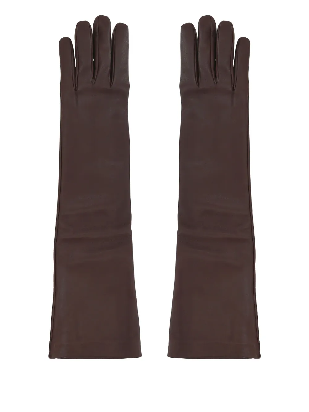 Brunello Cucinelli Leather Gloves In Brown