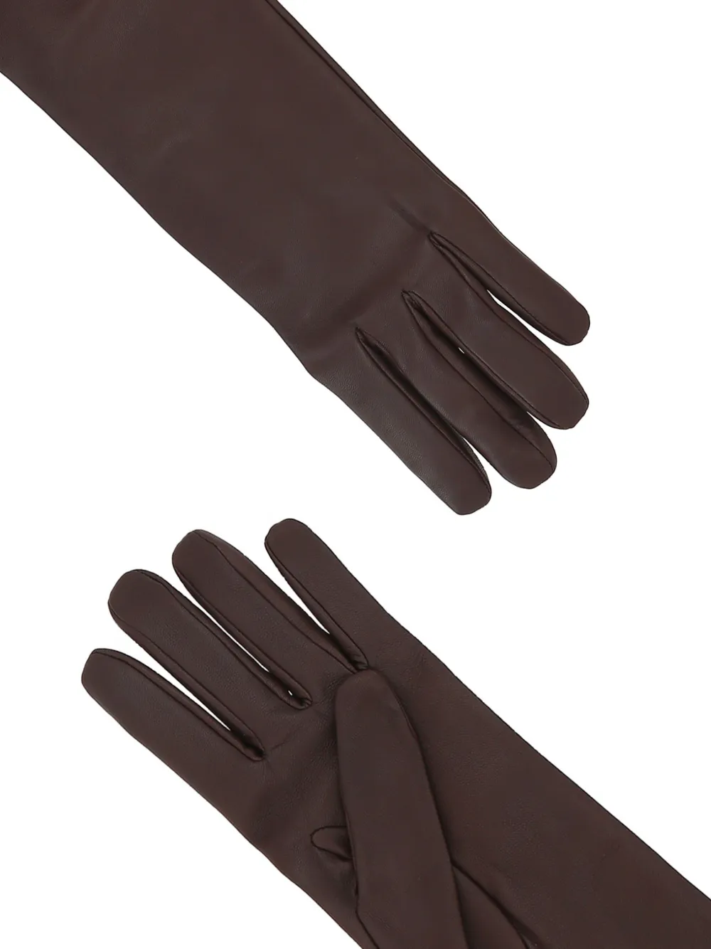 Brunello Cucinelli Leather Gloves In Brown