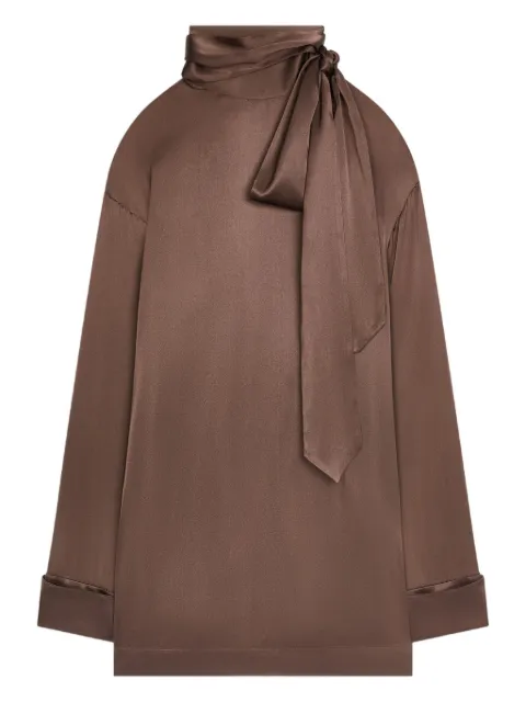 DRIES VAN NOTEN tie-neck blouse