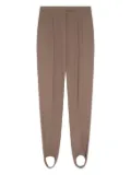 DRIES VAN NOTEN stirrup trousers - Brown