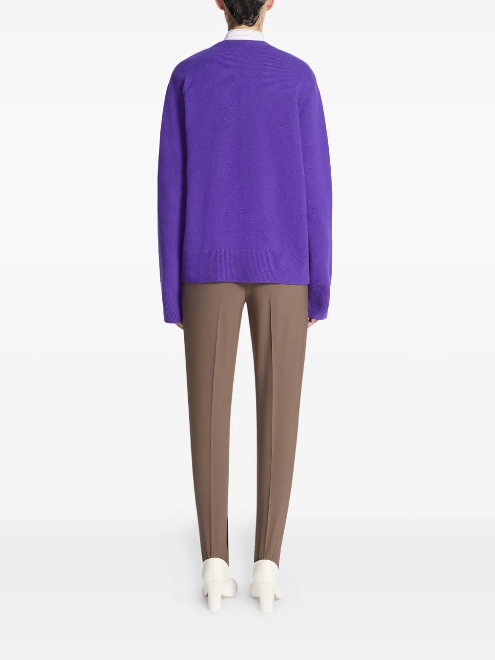 DRIES VAN NOTEN Stirrup broek Bruin