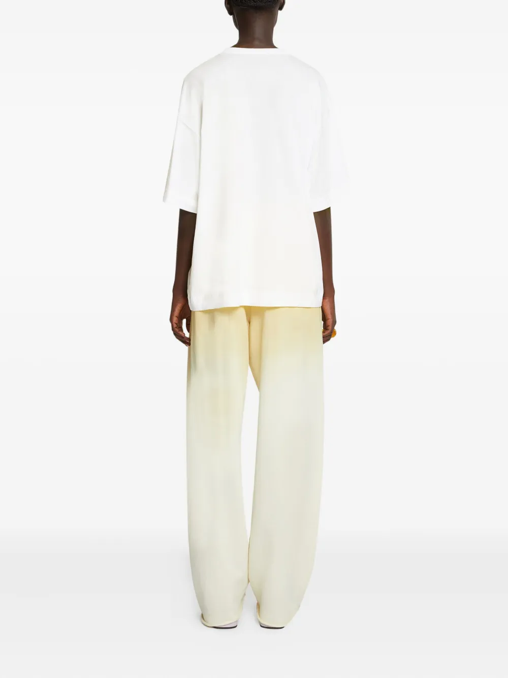 Dries Van Noten Oversized Cotton-jersey T-shirt In White